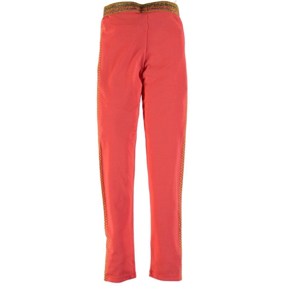 Kidz-Art Meisjes Legging - neon red - Maat 122/128
