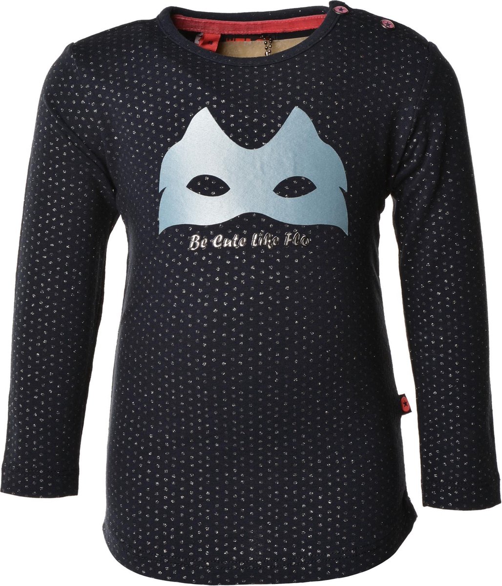 Meisjes T-shirt - navy - Maat 92