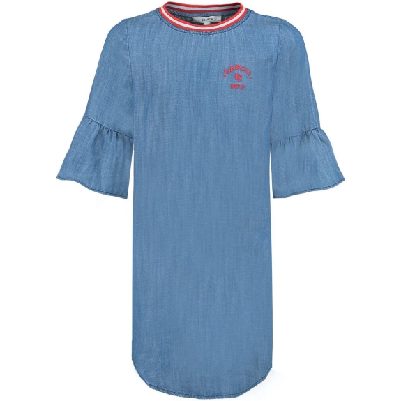 Garcia Meisjes Jurk denim - light used - Maat 176 