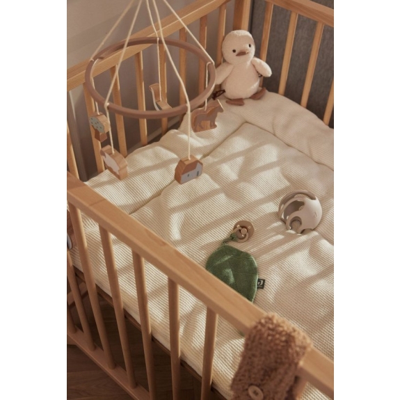 Jollein Basic Knit Ivory 75 x 95 cm Boxkleed 017-512-670