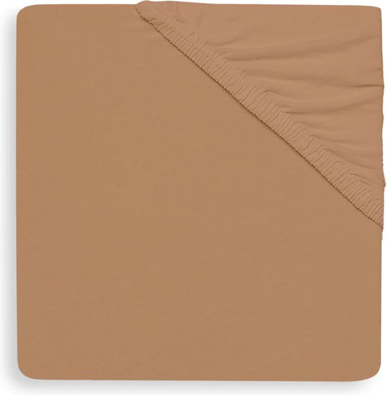 Hoeslaken Ledikant Jersey 60x120cm - Biscuit