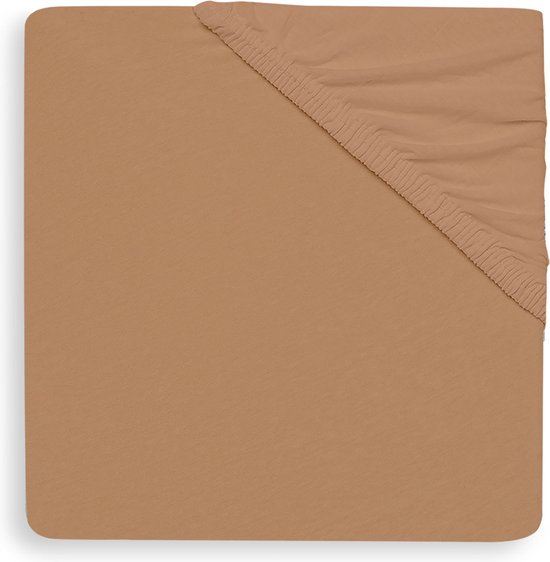 Hoeslaken Ledikant Jersey 60x120cm - Biscuit - afbeelding 4