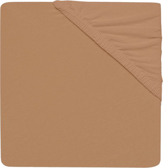 Hoeslaken Ledikant Jersey 60x120cm - Biscuit - afbeelding 3