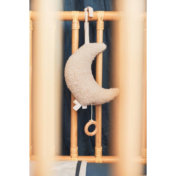 Jollein Muziekhanger - Moon - Nougat