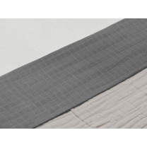 Jollein Ledikantlaken 120x150cm Wrinkled - Storm Grey