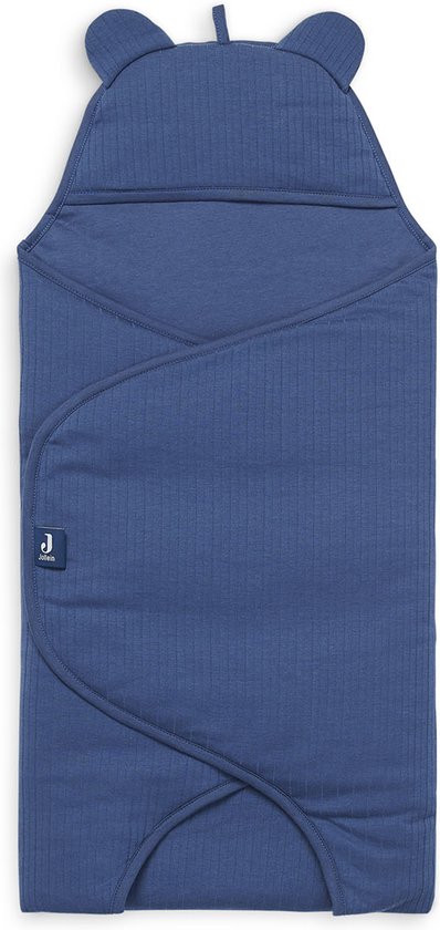Wikkeldeken Basic Stripe - Jeans Blue - afbeelding 5