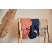 Jollein Wikkeldeken Basic Stripe - Jeans Blue