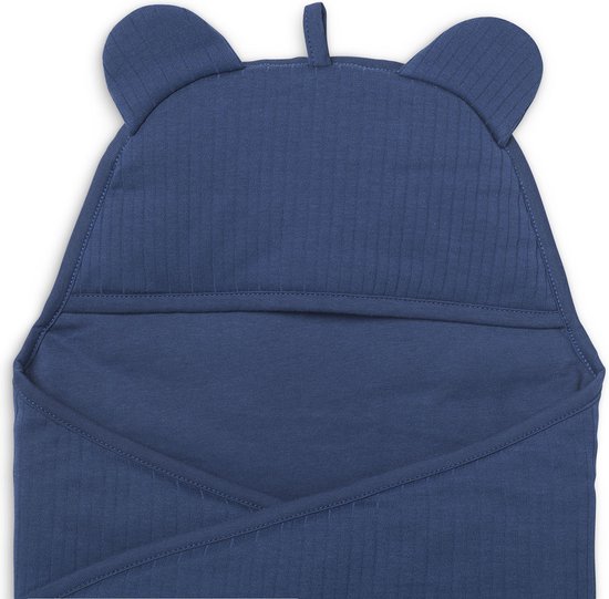 Wikkeldeken Basic Stripe - Jeans Blue - afbeelding 6