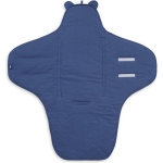 Wikkeldeken Basic Stripe - Jeans Blue