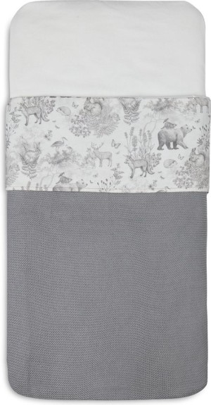 Jollein Baby Laken Wieg 75x100cm Pimpelmees - Forest Ani