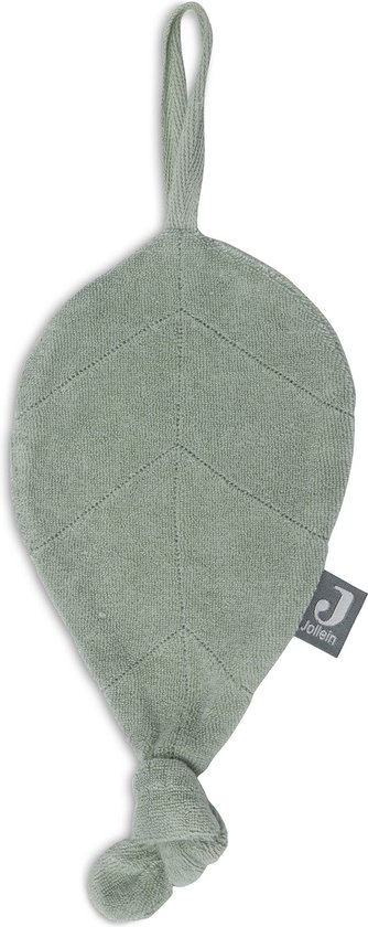 Speendoekje Badstof Leaf - Ash Green