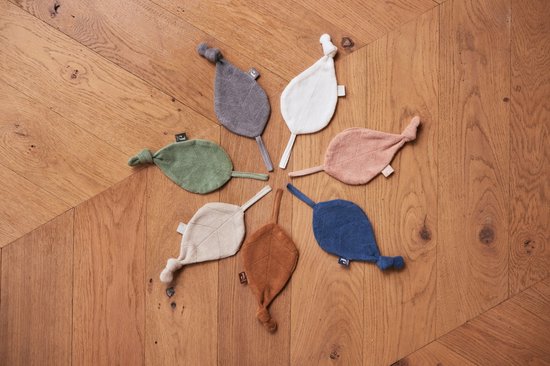 Speendoekje Badstof Leaf - Ash Green - afbeelding 4