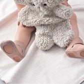 Lodger Walker leren slofjes Pink 15-18 maanden