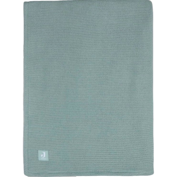 Jollein Baby Deken Wieg 75x100cm Basic Knit Forest Green