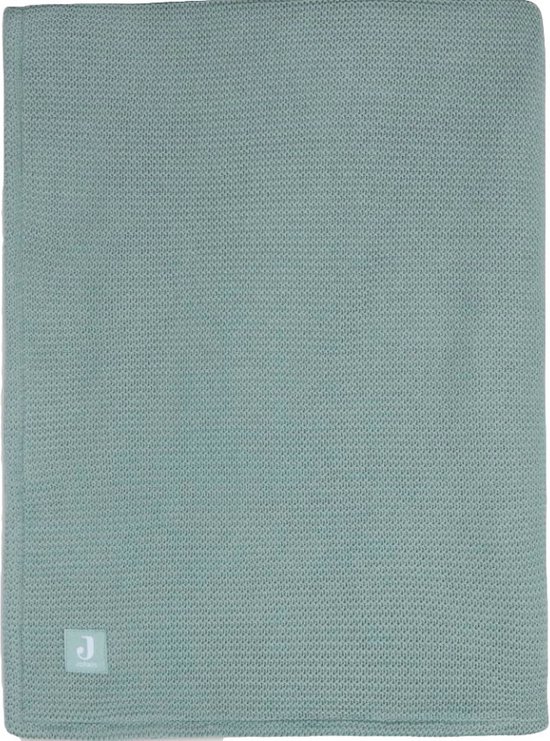 Wiegdeken 75x100cm Basic Knit Forest Green - afbeelding 10