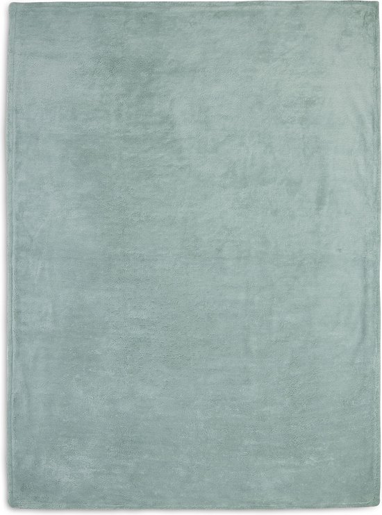 Wiegdeken 75x100cm Basic Knit Forest Green - afbeelding 6