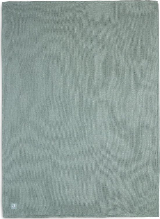 Wiegdeken 75x100cm Basic Knit Forest Green - afbeelding 11