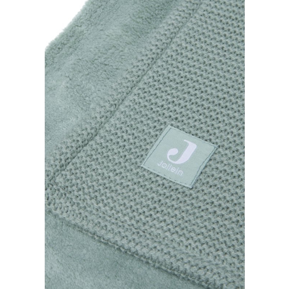Jollein Baby Deken Wieg 75x100cm Basic Knit Forest Green