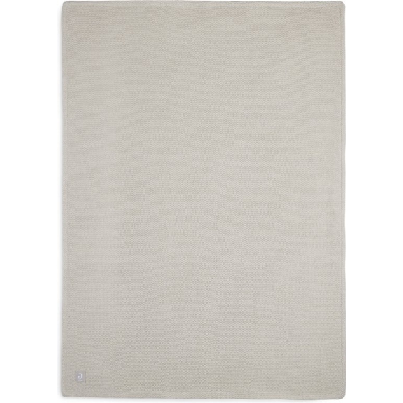 Jollein Baby Deken Wieg 75x100cm Basic Knit - Nougat/Fle