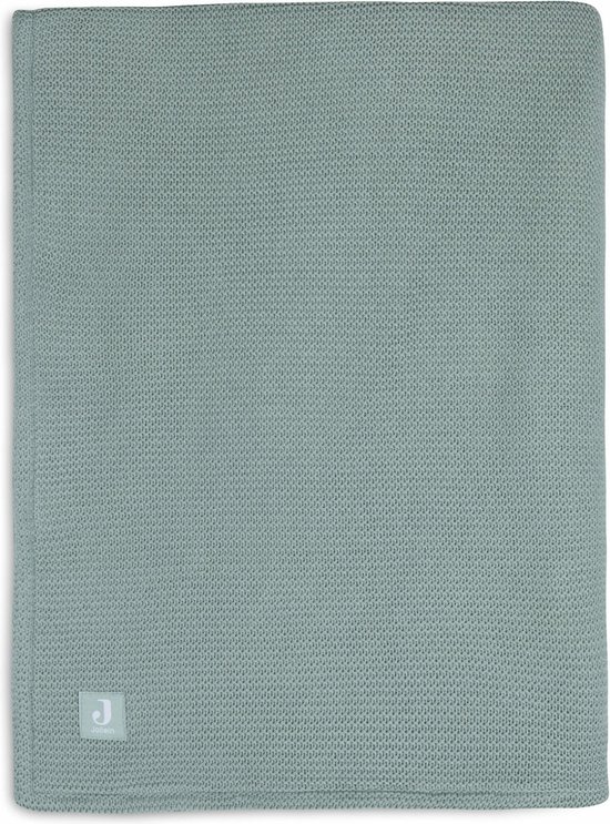 Ledikantdeken 100x150cm Basic Knit Forest/Fleece