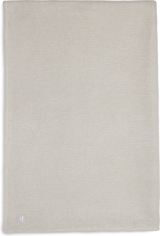 Ledikantdeken 100x150cm Basic Knit - Nougat/Fleece - afbeelding 6