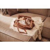 Jollein Baby Deken Wieg 75x100cm Muslin Fringe - Ivory