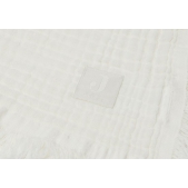 Jollein Baby Deken Wieg 75x100cm Muslin Fringe - Ivory