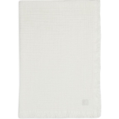 Jollein Baby Deken Wieg 75x100cm Muslin Fringe - Ivory