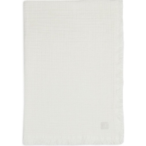 Jollein Wiegdeken 75x100cm Muslin Fringe - Ivory