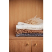 Jollein Baby Deken Wieg 75x100cm Muslin Fringe - Ivory