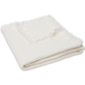 Jollein Baby Deken Ledikant 120x120cm Muslin Fringe - Iv
