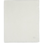 Jollein Ledikantdeken 120x120cm Muslin Fringe - Ivory
