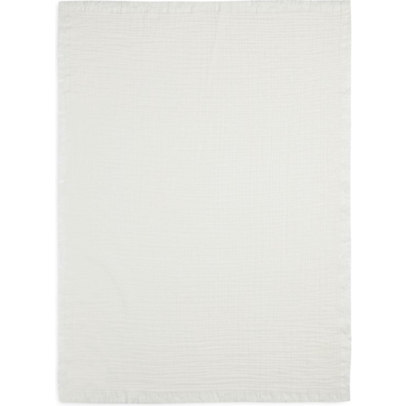 Jollein Baby Deken Ledikant 120x120cm Muslin Fringe - Iv