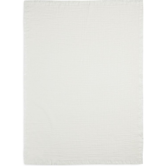 Jollein Baby Deken Ledikant 120x120cm Muslin Fringe - Iv