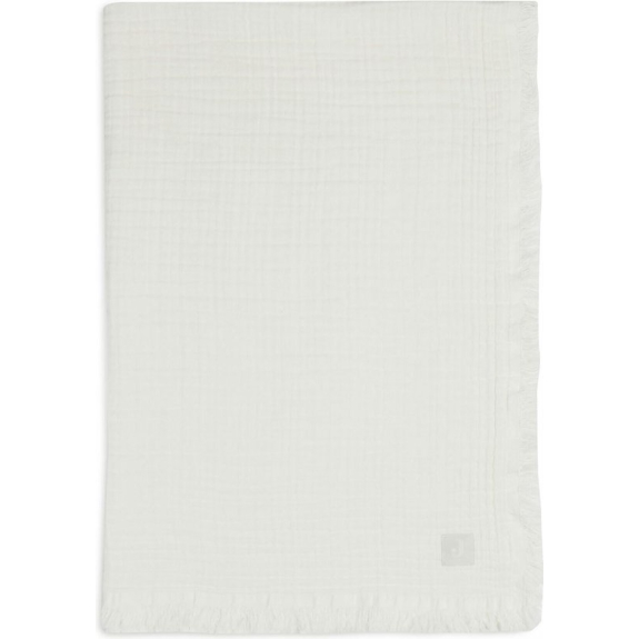 Jollein Baby Deken Ledikant 120x120cm Muslin Fringe - Iv