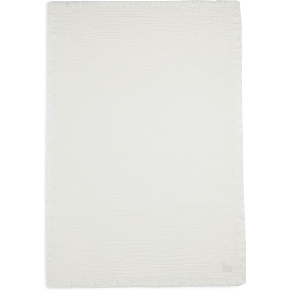 Jollein Baby Deken Ledikant 120x120cm Muslin Fringe - Iv