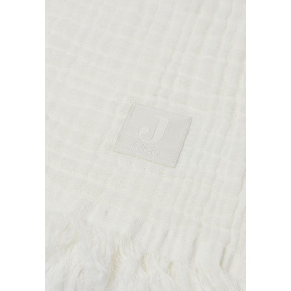 Jollein Baby Deken Ledikant 120x120cm Muslin Fringe - Iv