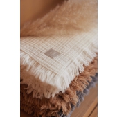 Jollein Baby Deken Ledikant 120x120cm Muslin Fringe - Iv