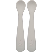 Jollein Lepeltje Siliconen - Nougat - 2 stuks