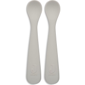 Jollein Lepeltje Siliconen - Nougat - 2 stuks