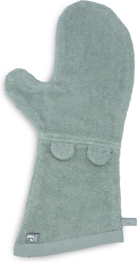 Baby Washand Badstof Ears - Ash Green