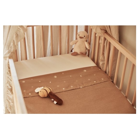 Jollein Wiegdeken 75x100cm Basic Knit - Biscuit