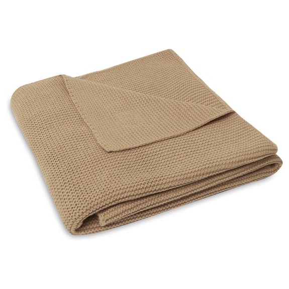 Jollein Baby Deken Wieg 75x100cm Basic Knit - Biscuit