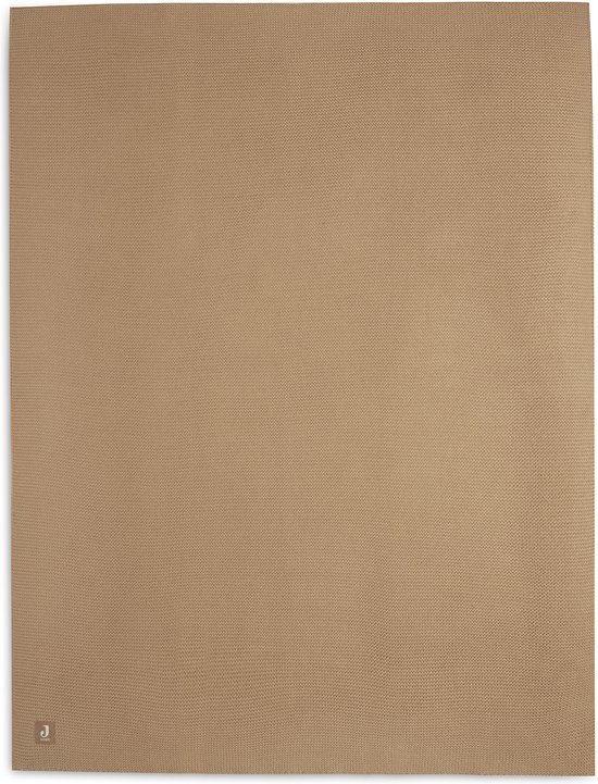 Wiegdeken 75x100cm Basic Knit - Biscuit - afbeelding 6