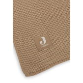 Jollein Baby Deken Wieg 75x100cm Basic Knit - Biscuit