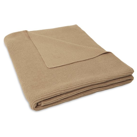 Jollein Baby Deken Ledikant 100x150cm Basic Knit - Biscu