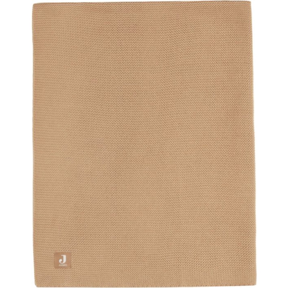 Jollein Ledikantdeken 100x150cm Basic Knit - Biscuit
