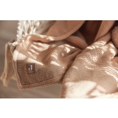 Jollein Baby Deken Wieg 75x100cm Basic Knit - Biscuit/Fl