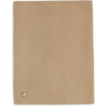 Jollein Wiegdeken 75x100cm Basic Knit - Biscuit/Fleece