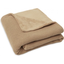 Jollein Ledikantdeken 100x150cm Basic Knit - Biscuit